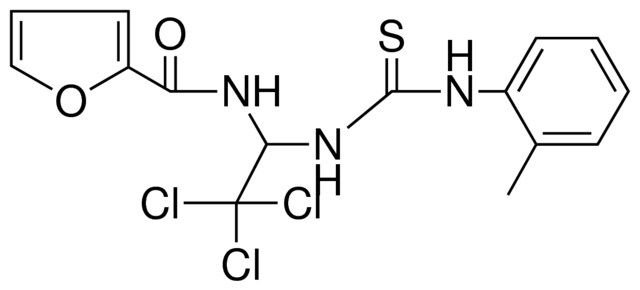 FURAN-2-CARBOXYLIC ACID (2,2,2-TRICHLORO-1-(3-O-TOLYL-THIOUREIDO)-ETHYL)-AMIDE