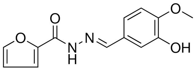 FURAN-2-CARBOXYLIC ACID (3-HYDROXY-4-METHOXY-BENZYLIDENE)-HYDRAZIDE