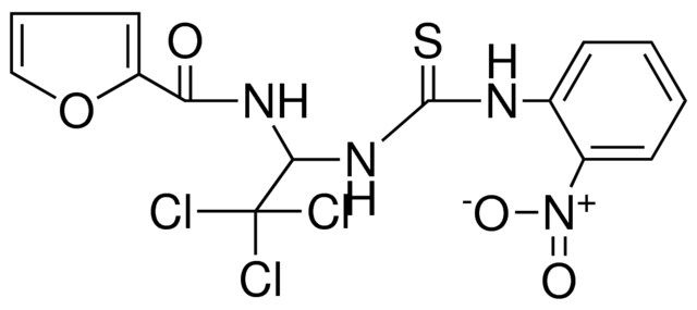 FURAN-2-CARBOXYLIC ACID (2,2,2-TRICHLORO-1-(3-(2-NITRO-PH)-THIOUREIDO)-ET)-AMIDE