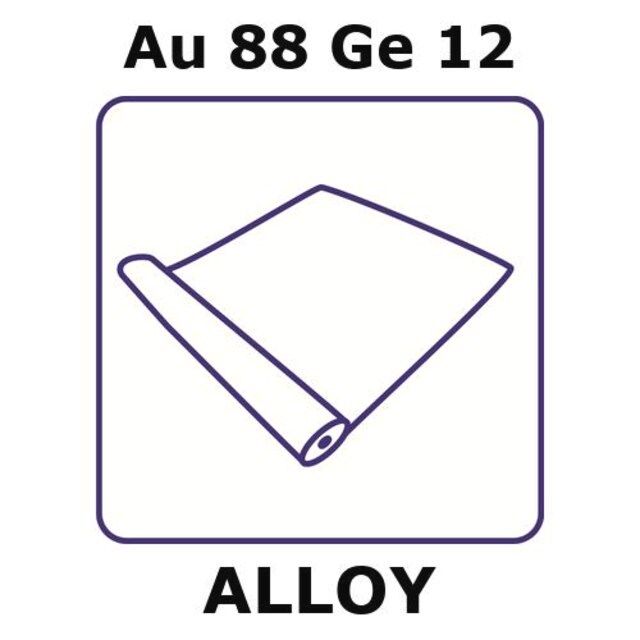 Gold-germanium eutectic alloy, Au88Ge12