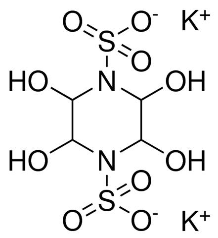 DIPOTASSIUM 2,3,5,6-TETRAHYDROXY-1,4-PIPERAZINEDISULFONATE