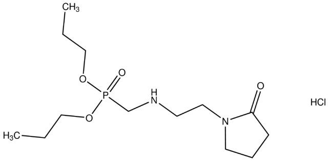 dipropyl {[2-(2-oxo-1-pyrrolidinyl)ethyl]amino}methylphosphonate hydrochloride