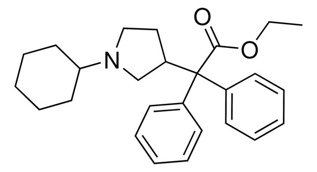 Ethyl (1-cyclohexyl-3-pyrrolidinyl)(diphenyl)acetate