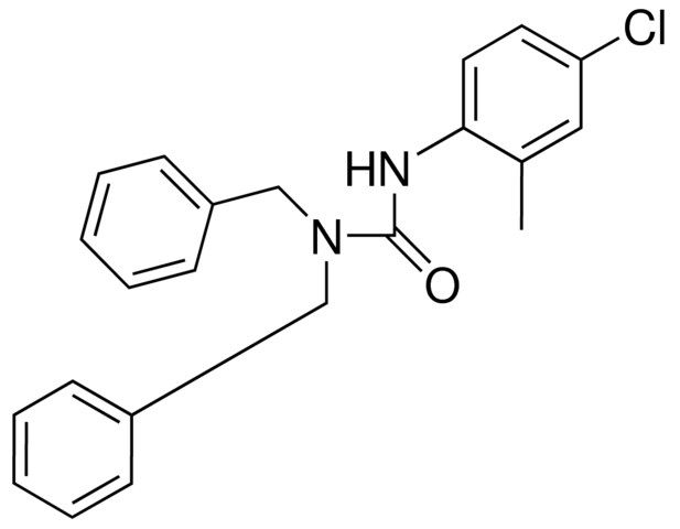 3-(4-CHLORO-2-METHYLPHENYL)-1,1-DIBENZYLUREA