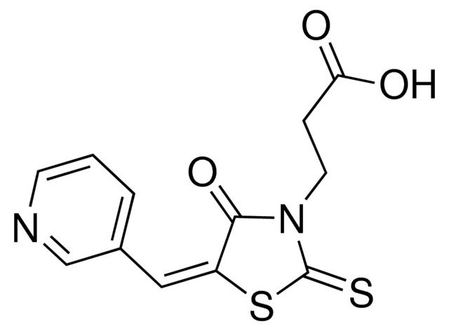 3-(4-OXO-5-(3-PYRIDINYLMETHYLENE)-2-THIOXO-1,3-THIAZOLIDIN-3-YL)PROPANOIC ACID