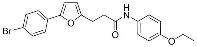 3-(5-(4-BROMOPHENYL)-2-FURYL)-N-(4-ETHOXYPHENYL)PROPANAMIDE