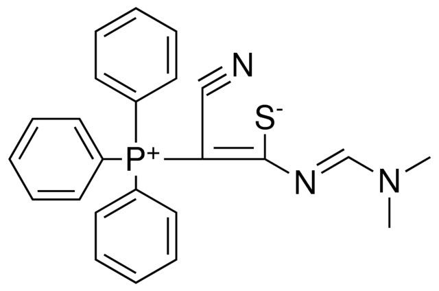 2-CYANO-1-{[(E)-(DIMETHYLAMINO)METHYLIDENE]AMINO}-2-(TRIPHENYLPHOSPHONIO)ETHYLENETHIOLATE