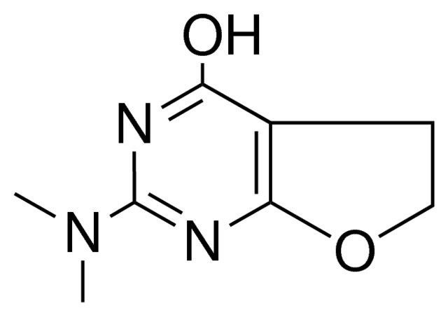 2-DIMETHYLAMINO-5,6-DIHYDRO-FURO(2,3-D)PYRIMIDIN-4-OL