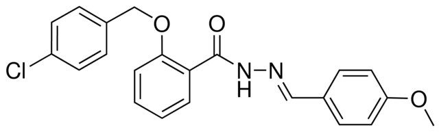 2-((4-CHLOROBENZYL)OXY)-N'-(4-METHOXYBENZYLIDENE)BENZOHYDRAZIDE