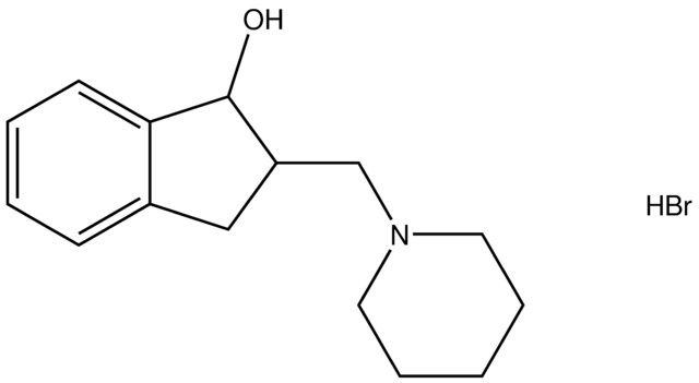 2-(1-piperidinylmethyl)-1-indanol hydrobromide