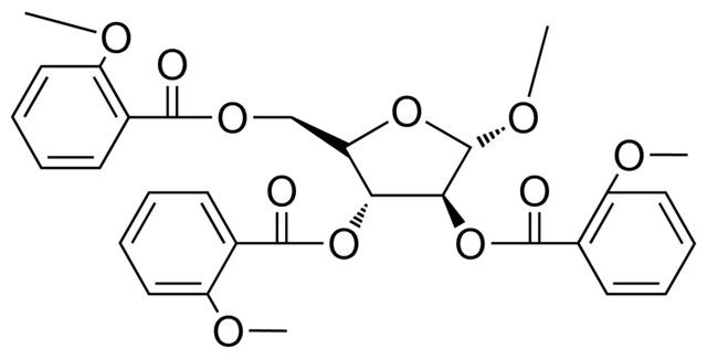 1-O-METHYL-2,3,5-TRIS-O-(2-METHOXYBENZOYL)-ALPHA-D-ARABINOFURANOSIDE