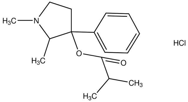 1,2-dimethyl-3-phenyl-3-pyrrolidinyl 2-methylpropanoate hydrochloride