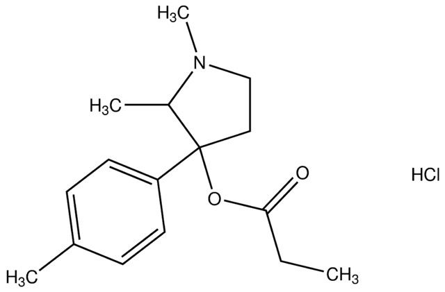 1,2-dimethyl-3-(4-methylphenyl)-3-pyrrolidinyl propanoate hydrochloride