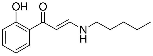 (2E)-1-(2-hydroxyphenyl)-3-(pentylamino)-2-propen-1-one