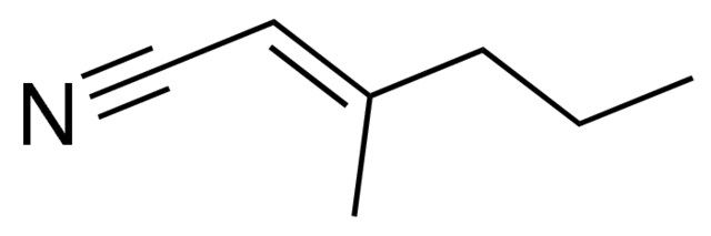 (2E)-3-methyl-2-hexenenitrile