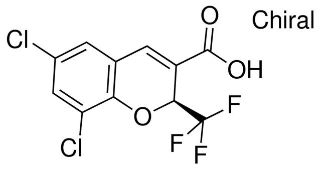 (2S)-6,8-DICHLORO-2-(TRIFLUOROMETHYL)-2H-CHROMENE-3-CARBOXYLIC ACID