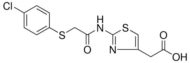 (2-(2-(4-CHLORO-PHENYLSULFANYL)-ACETYLAMINO)-THIAZOL-4-YL)-ACETIC ACID