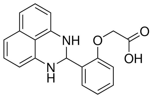 (2-(2,3-DIHYDRO-1H-PERIMIDIN-2-YL)-PHENOXY)-ACETIC ACID