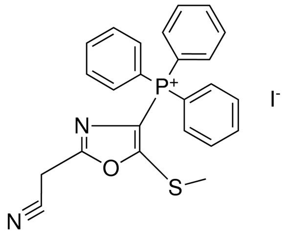 (2-CYANOMETHYL-5-METHYLSULFANYL-OXAZOL-4-YL)-TRIPHENYL-PHOSPHONIUM, IODIDE