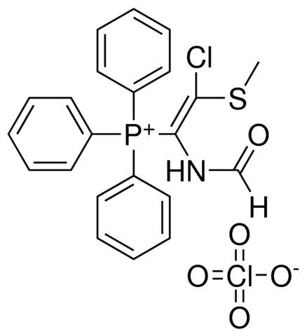 (2-CL-1-FORMYLAMINO-2-METHYLSULFANYL-VINYL)-TRIPHENYL-PHOSPHONIUM, PERCHLORATE