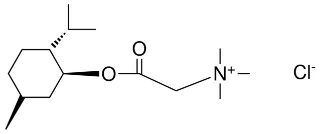 (2-ISOPROPYL-5-METHYL-CYCLOHEXYLOXYCARBONYLMETHYL)-TRIMETHYL-AMMONIUM, CHLORIDE