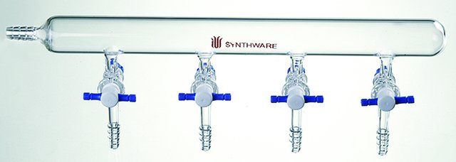 Synthware<sup>TM</sup> vacuum manifold with PTFE stopcocks