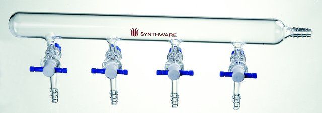 Synthware<sup>TM</sup> vacuum manifold with PTFE stopcocks