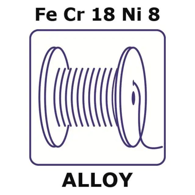 Stainless Steel-AISI 302 alloy, FeCr18Ni8