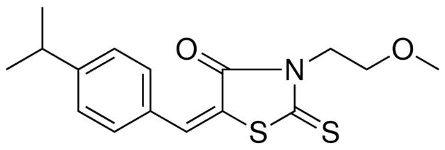 5-(4-ISOPROPYL-BENZYLIDENE)-3-(2-METHOXY-ETHYL)-2-THIOXO-THIAZOLIDIN-4-ONE