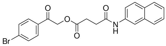 N-NAPHTHALEN-2-YL-SUCCINAMIC ACID 2-(4-BROMO-PHENYL)-2-OXO-ETHYL ESTER