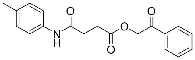 N-P-TOLYL-SUCCINAMIC ACID 2-OXO-2-PHENYL-ETHYL ESTER