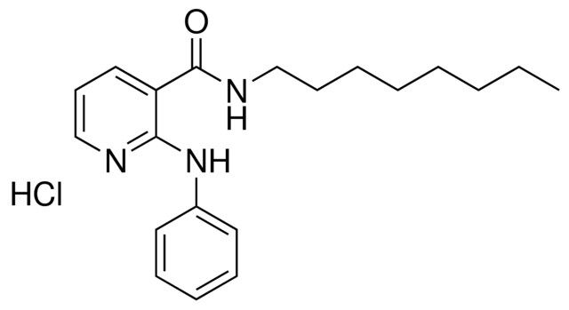 N-OCTYL-2-PHENYLAMINO-NICOTINAMIDE, HYDROCHLORIDE