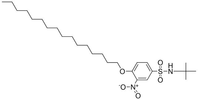 N-(TERT-BUTYL)-4-HEXADECYLOXY-3-NITROBENZENESULFONAMIDE