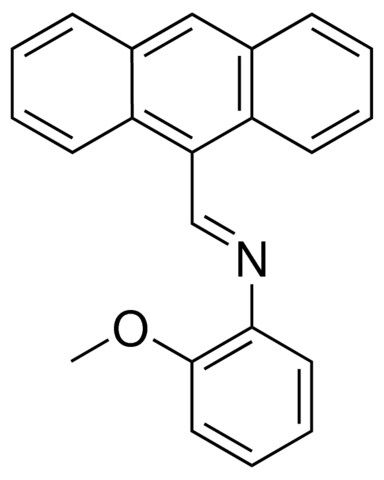 N-(9-ANTHRACENYLMETHYLENE)-O-ANISIDINE