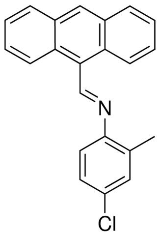 N-(9-ANTHRACENYLMETHYLENE)-4-CHLORO-2-METHYLANILINE