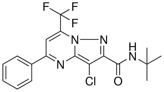 N-(TERT-BUTYL)-3-CHLORO-5-PHENYL-7-(TRIFLUOROMETHYL)PYRAZOLO[1,5-A]PYRIMIDINE-2-CARBOXAMIDE