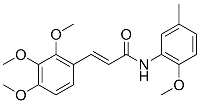 N-(2-METHOXY-5-METHYL-PHENYL)-3-(2,3,4-TRIMETHOXY-PHENYL)-ACRYLAMIDE