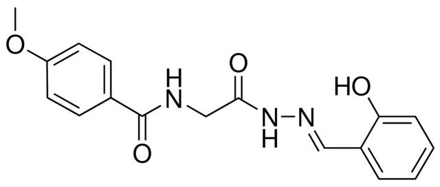 N-(2-(2-(2-HYDROXYBENZYLIDENE)HYDRAZINO)-2-OXOETHYL)-4-METHOXYBENZAMIDE