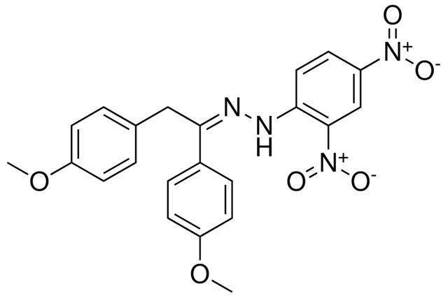 N-(1,2-BIS-(4-METHOXY-PHENYL)-ETHYLIDENE)-N'-(2,4-DINITRO-PHENYL)-HYDRAZINE