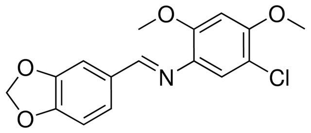 N-(1,3-BENZODIOXOL-5-YLMETHYLENE)-5-CHLORO-2,4-DIMETHOXYANILINE