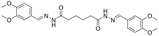 N'(1),N'(6)-BIS(3,4-DIMETHOXYBENZYLIDENE)HEXANEDIHYDRAZIDE