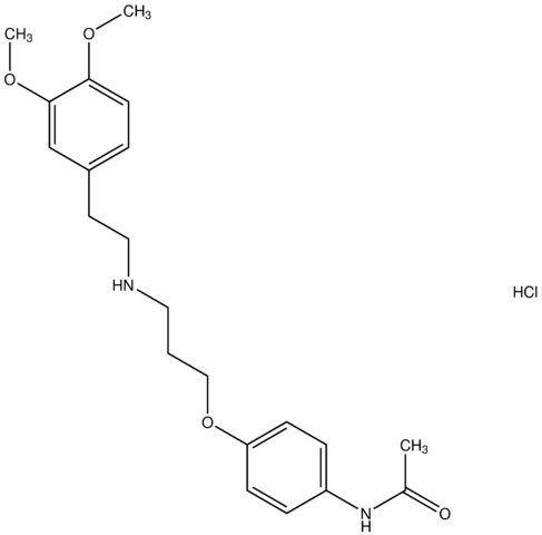 N-[4-(3-{[2-(3,4-dimethoxyphenyl)ethyl]amino}propoxy)phenyl]acetamide hydrochloride