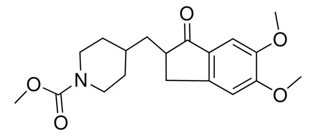 Methyl 4-[(5,6-dimethoxy-1-oxo-2,3-dihydro-1H-inden-2-yl)methyl]-1-piperidinecarboxylate