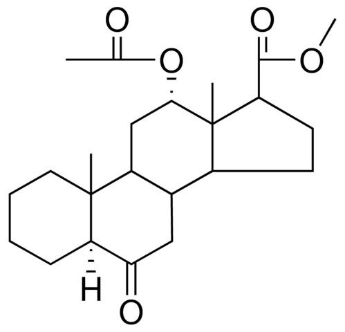 METHYL 12-ALPHA-ACETOXY-6-OXO-5-ALPHA-ANDROSTANE-17-BETA-CARBOXYLATE