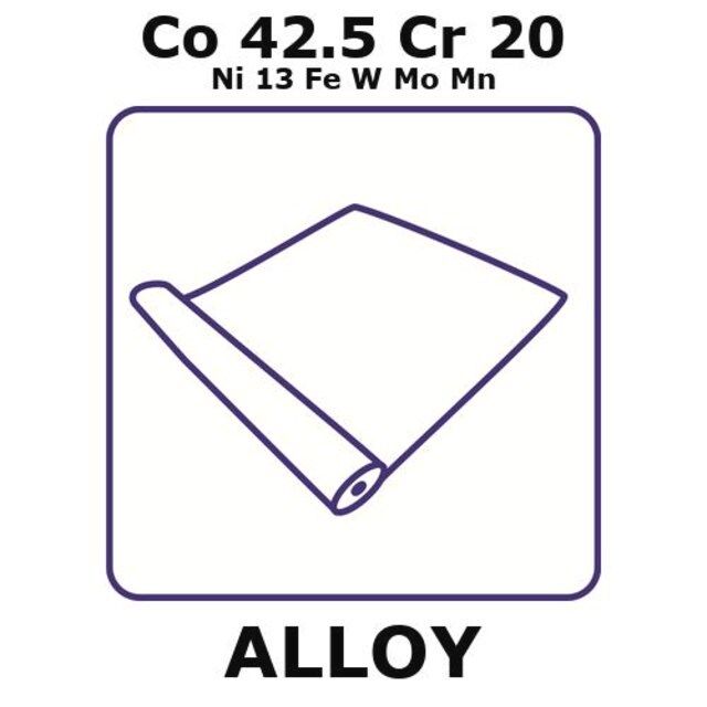 Havar<sup>?</sup>-high-strength non-magnetic alloy, Co42.5Cr20Ni13FeWMoMn