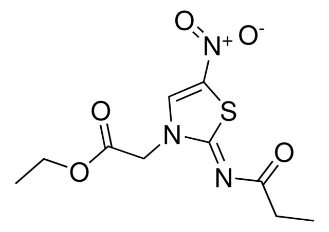 Ethyl ((2Z)-5-nitro-2-[(Z)-propanoylimino]-1,3-thiazol-3(2H)-yl)acetate