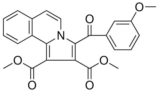 DIMETHYL 3-(3-METHOXYBENZOYL)PYRROLO(2,1-A)ISOQUINOLINE-1,2-DICARBOXYLATE