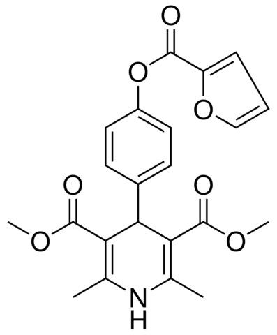 DIMETHYL 4-(4-(2-FUROYLOXY)PH)-2,6-DI-ME-1,4-DIHYDRO-3,5-PYRIDINEDICARBOXYLATE