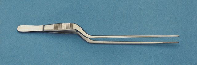 Bayonet forceps