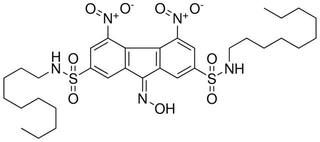 9-HYDROXYIMINO-4,5-DINITRO-9H-FLUORENE-2,7-DISULFONIC ACID BIS-DECYLAMIDE